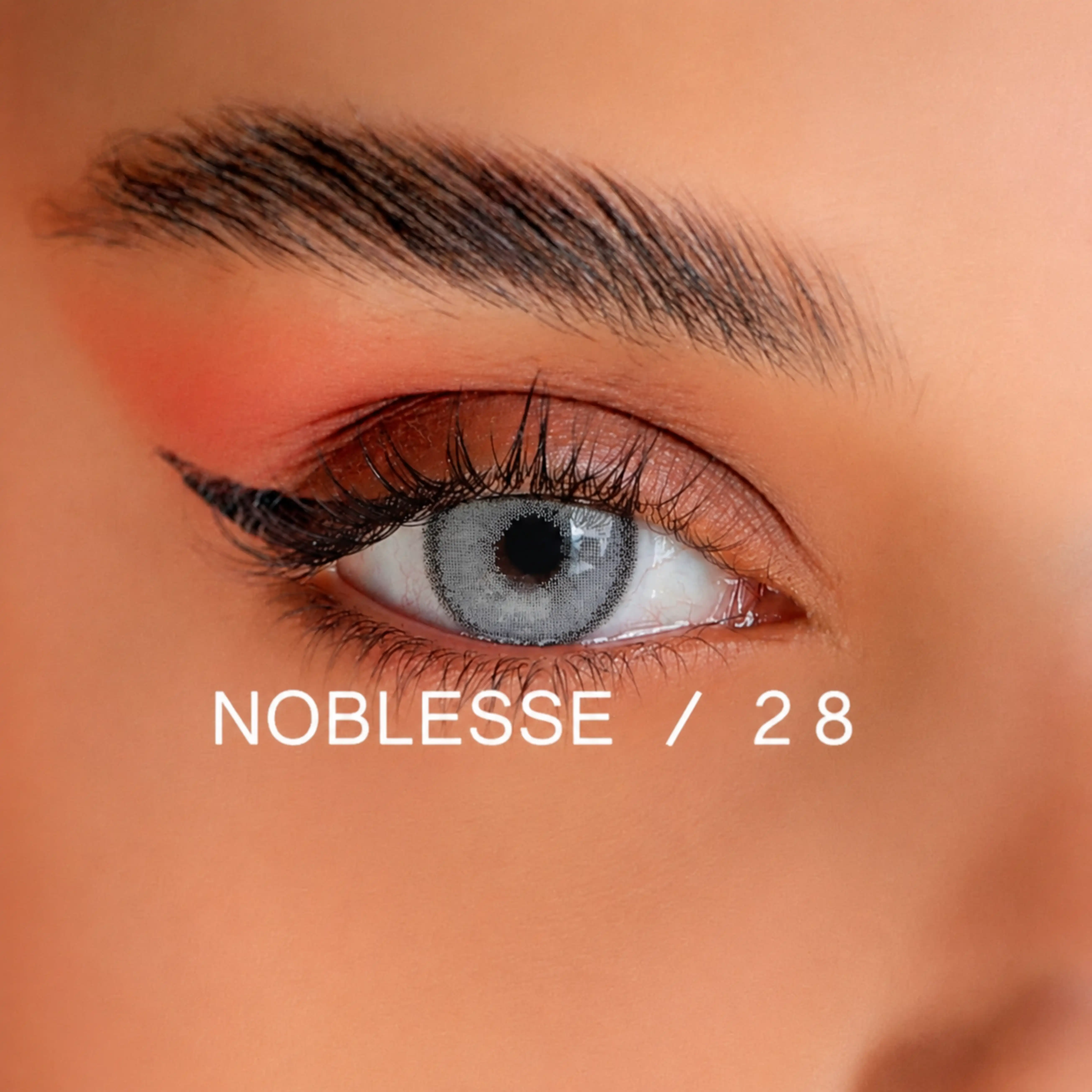 لنز رنگی چشم NOBLESSE نابلس شماره  28 ساخت کره (6 ماه ماندگاری)