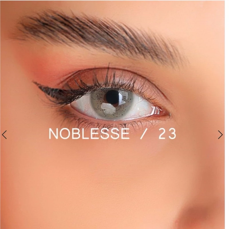لنز رنگی چشم NOBLESSE نابلس شماره  23 ساخت کره (6 ماه ماندگاری)
