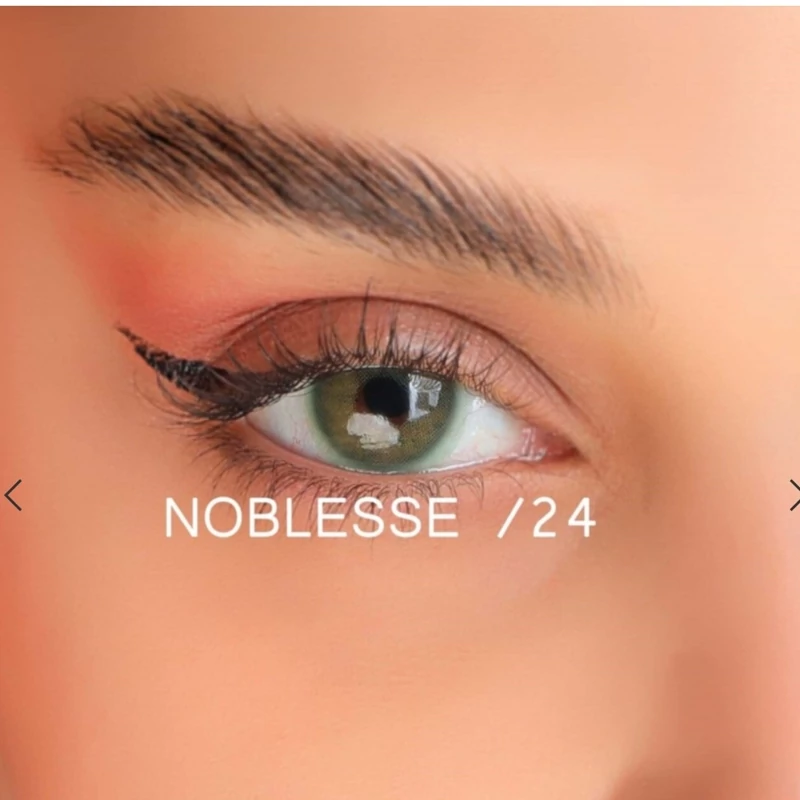 لنز رنگی چشم NOBLESSE نابلس شماره  24 ساخت کره (6 ماه ماندگاری)