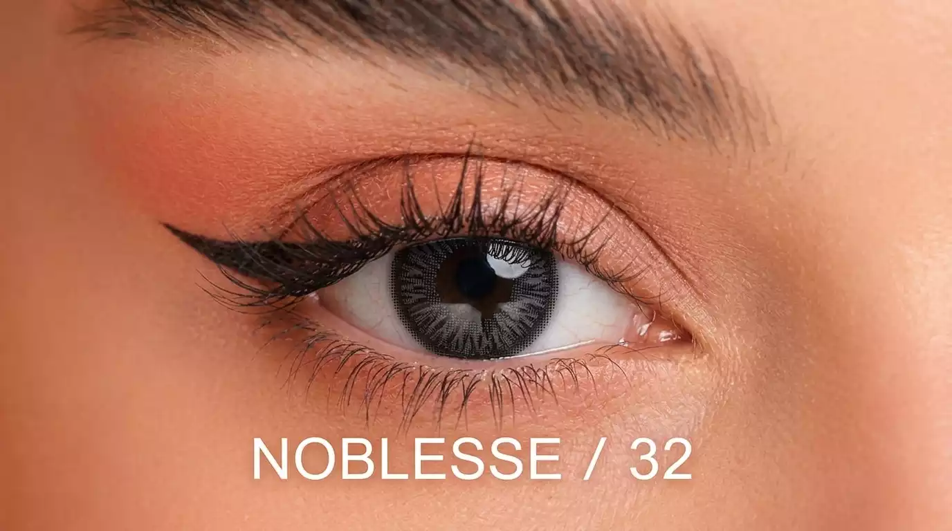 لنز رنگی چشم NOBLESSE نابلس شماره  32 ساخت کره (6 ماه ماندگاری)