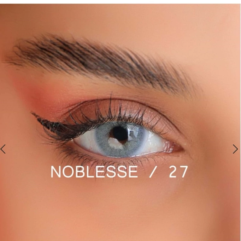 لنز رنگی چشم NOBLESSE نابلس شماره  27 ساخت کره (6 ماه ماندگاری)