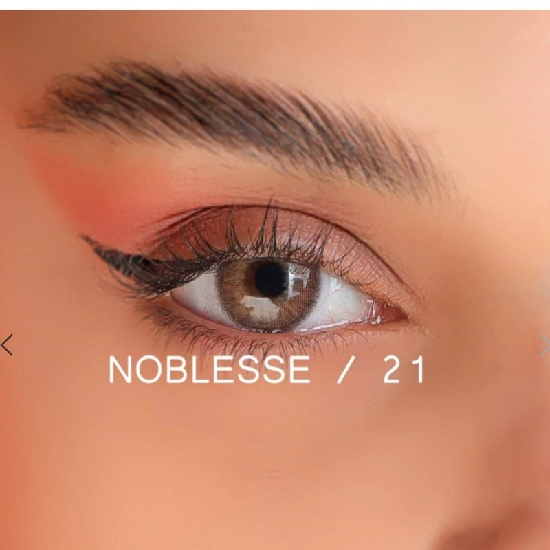 لنز رنگی چشم NOBLESSE نابلس شماره  21 ساخت کره (6 ماه ماندگاری)