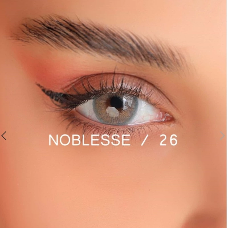 لنز رنگی چشم NOBLESSE نابلس شماره  26 ساخت کره (6 ماه ماندگاری)
