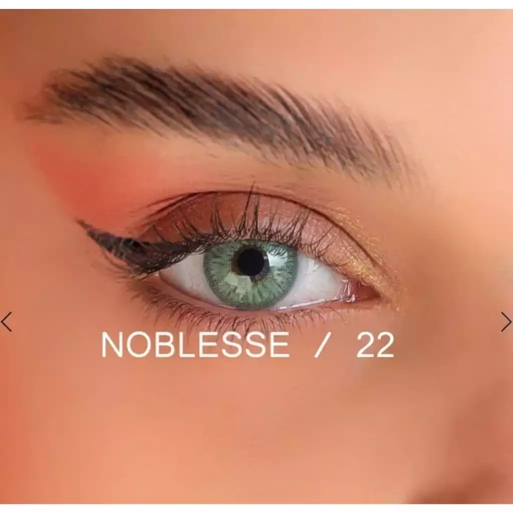 لنز رنگی چشم NOBLESSE نابلس شماره  22 ساخت کره (6 ماه ماندگاری)