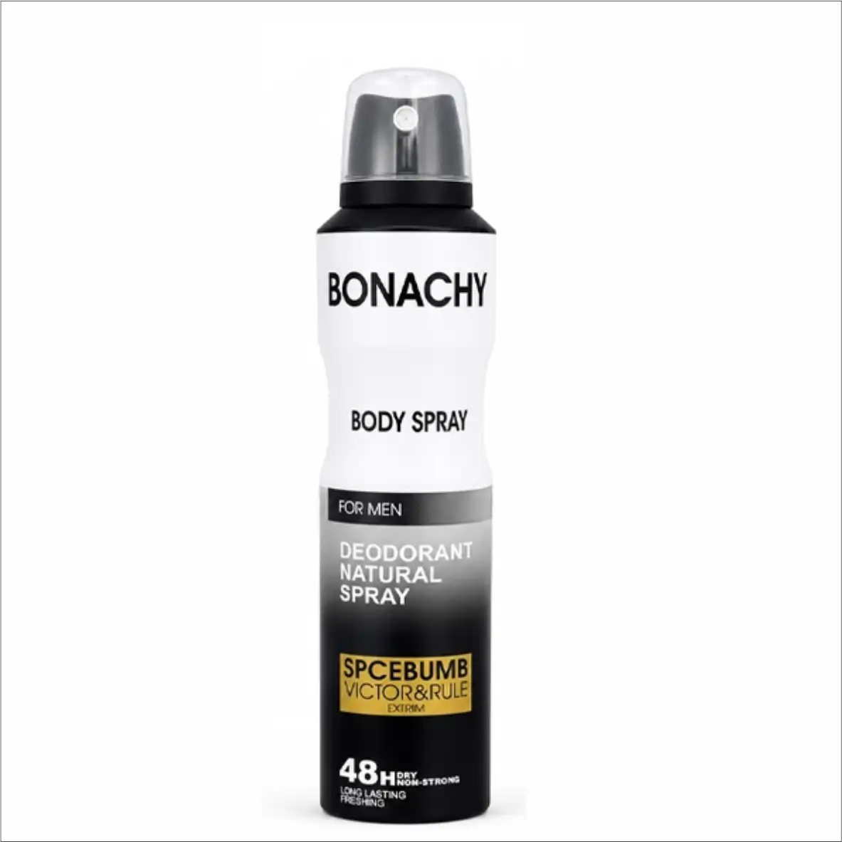 اسپری بدن مردانه Bonachy مدل SpceBumb Victor-Rulf حجم 250 میل